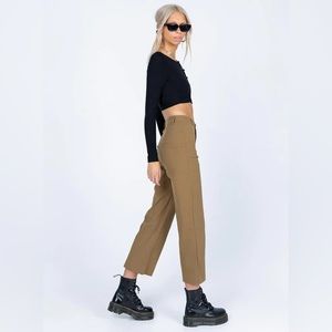 PRINCESS POLLY CARTER PANTS BROWN